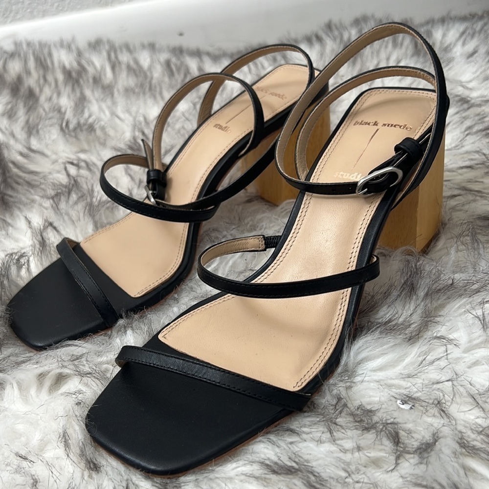 BLACK SUEDE STUDIO Verana Ankle Strap Sandal - Picture 10 of 12